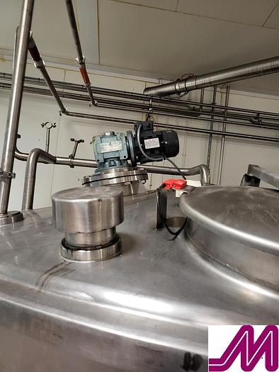 Used 6,000 Litre Stainless Steel Mix Tank