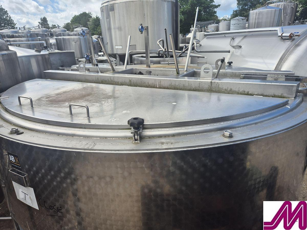 Used 2001 Moeschle 9,000 Litre Mash Tun Vessel