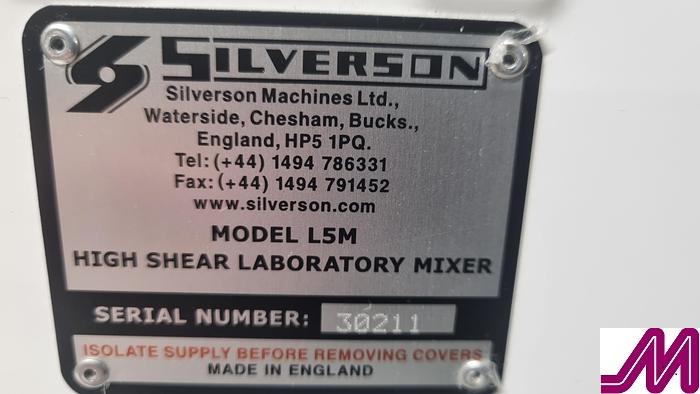 Used Silverson L5M Bench Top High Shear Mixer