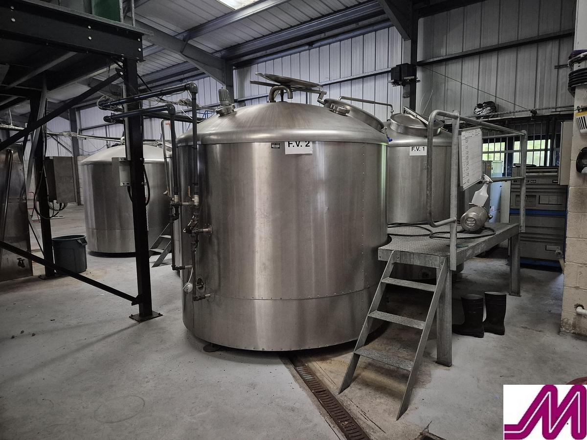 Used 2005 Abbfab Services Ltd 4,000 Litre Stainless Steel Jacketed Tank