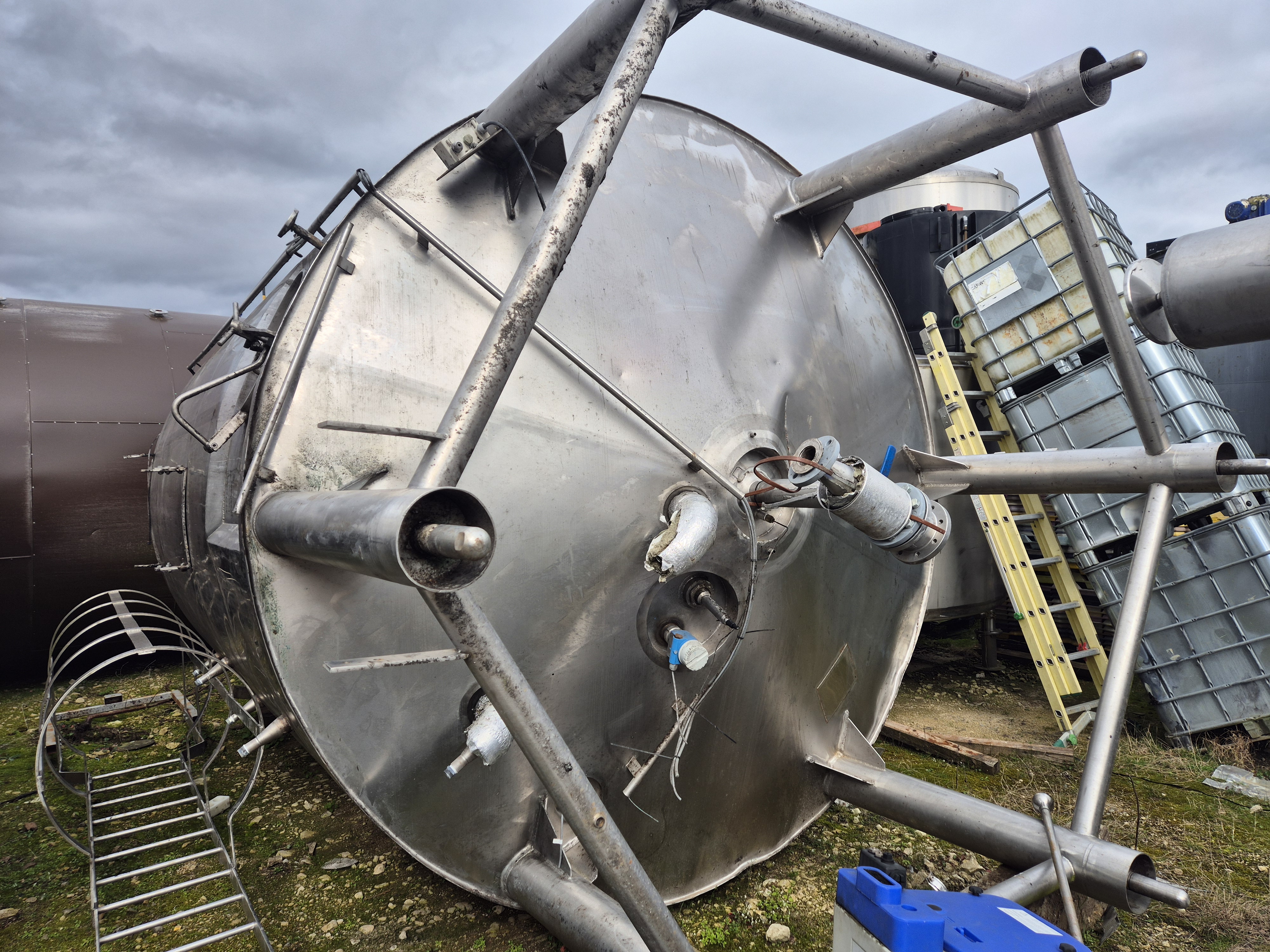 Used Alfa Laval 25,000 Litre Stainless Steel Jacketed Tank