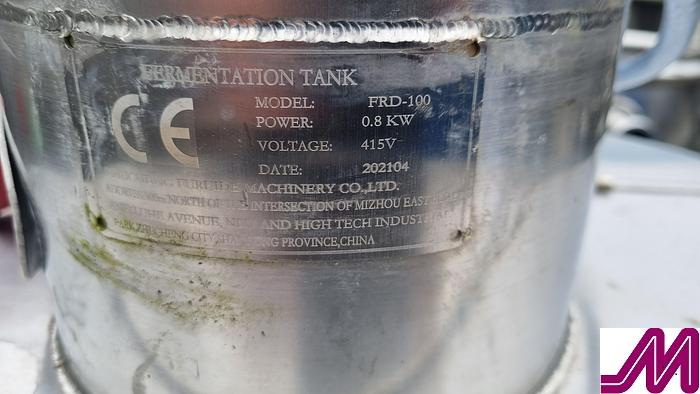 Used 100 Litre Stanless Steel Mix Tank