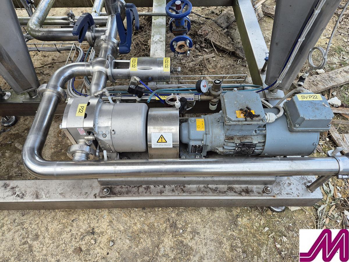 Used 2018 Priamo  Process Skid with 2 x 2,000 Litre Tanks