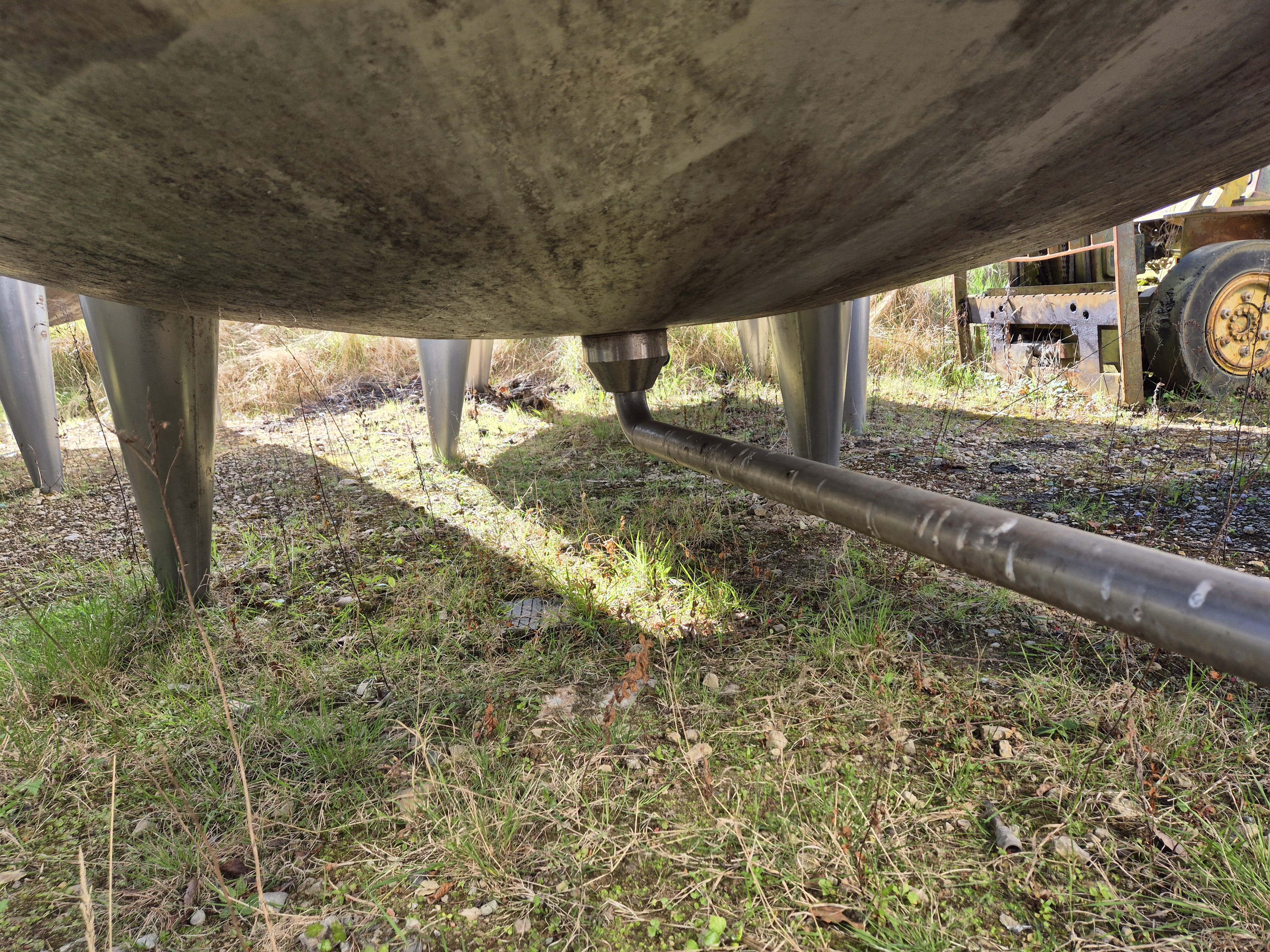 Used Moeschle 9,500 Litre Stainless Steel Single Skin Tank