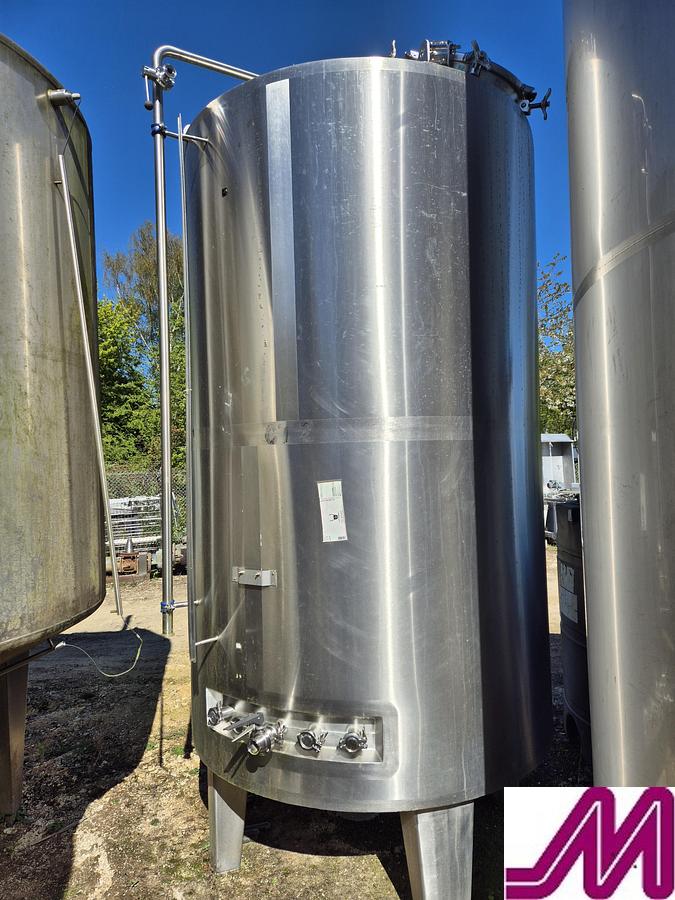 Used Stainless Steel Jacketed Conditioning Tank