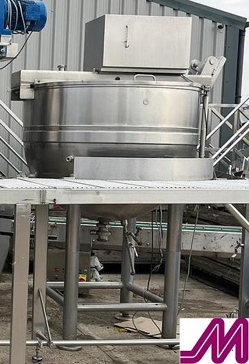 Used Fairfield 500 Litre Cooking Vessel with Scrape Wall Agitator