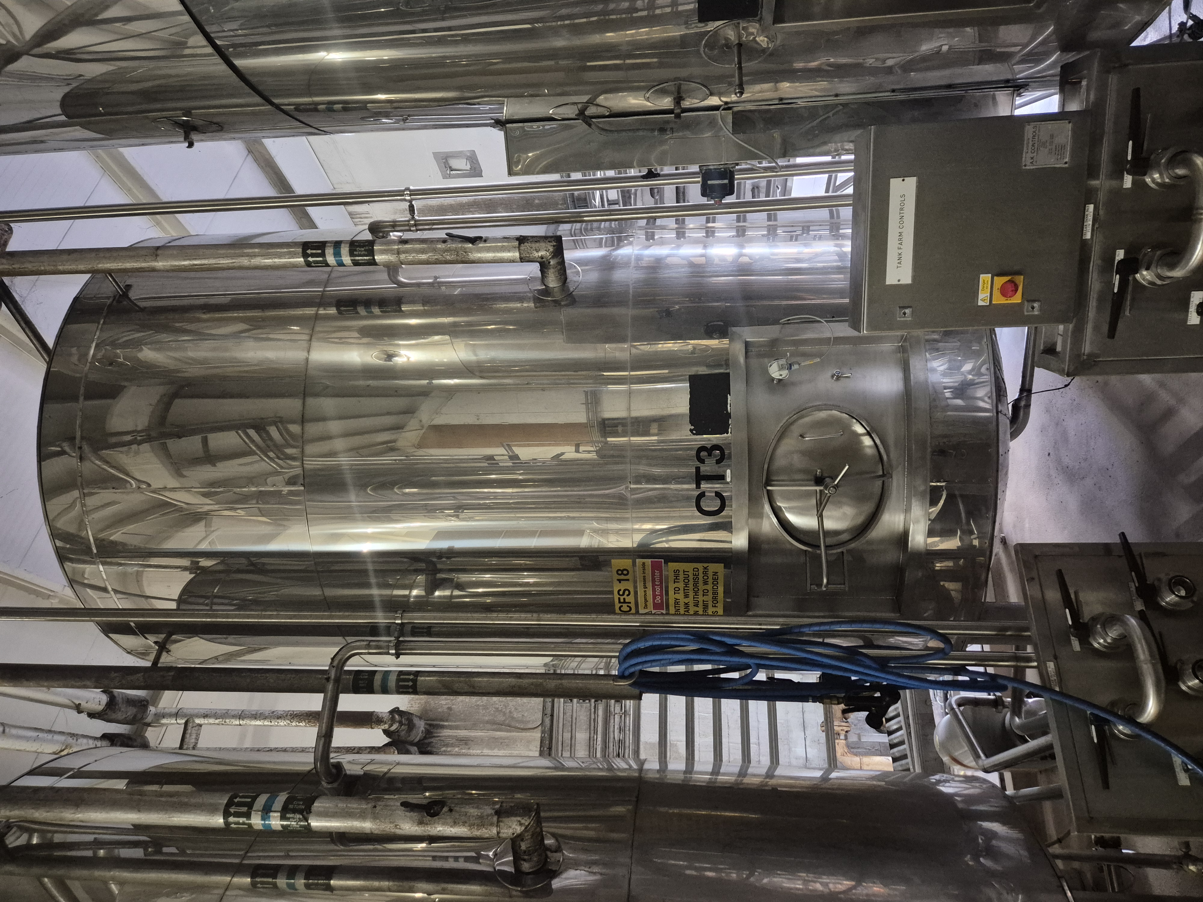 Used 10,000 Litre  Stainless Steel Insulated and Jacketed tank