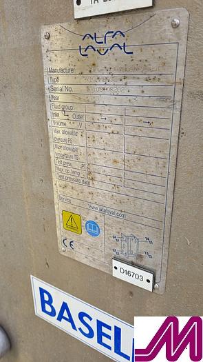 Used 2012 Alfa Laval M10-MBASE Plate Heat Exchanger