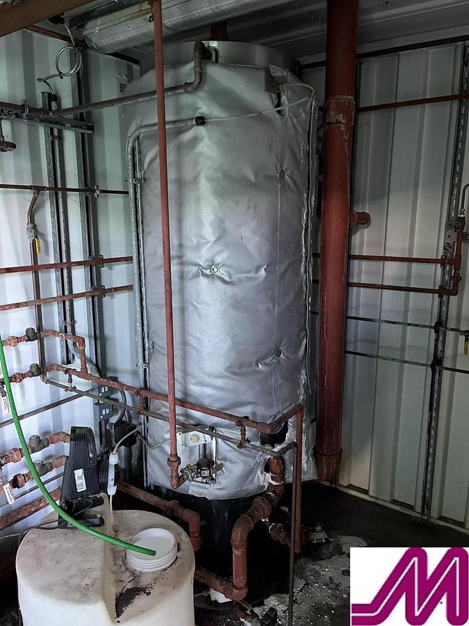 Used 2017 CFB Conatinerised Twin Boiler House with 2 x 475 kg / hr boilers
