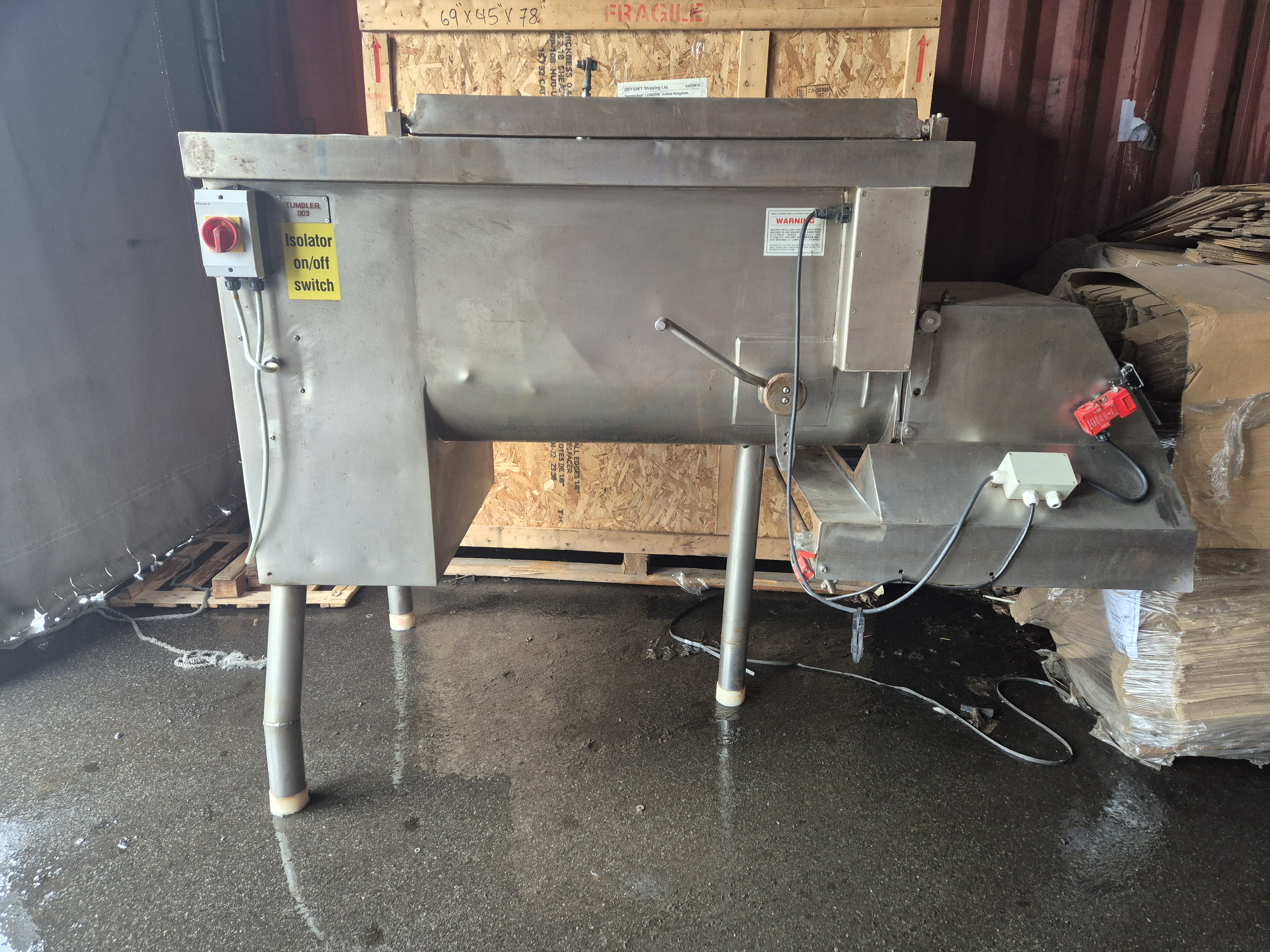 Used Risco RS 450 Paddle Mixer