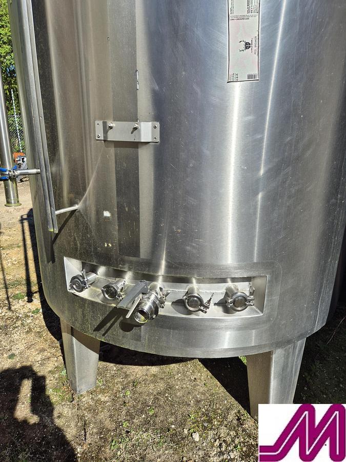 Used Stainless Steel Jacketed Conditioning Tank