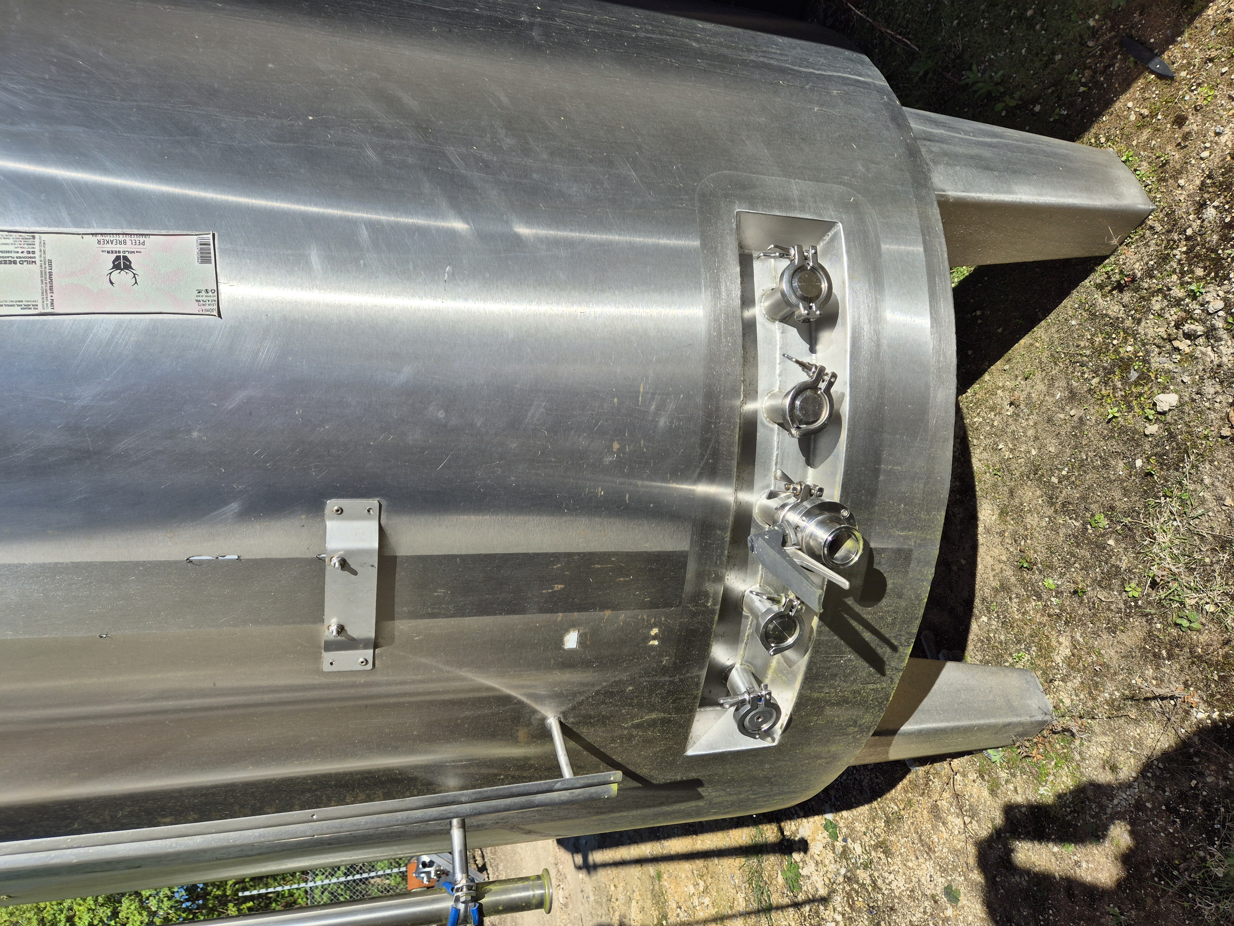 Used Stainless Steel Jacketed Conditioning Tank