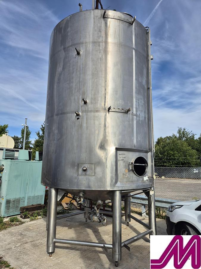 Used 25,000 Litre Stainless Steel Jacketed Mix Tank