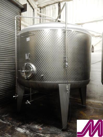 Used Moeschle 6,800 litre Stainless Steel Single Skin Tank