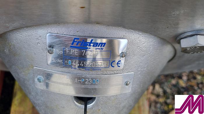 Used 2010 Fristam FP742VD Hygienic Centrifugal Pump