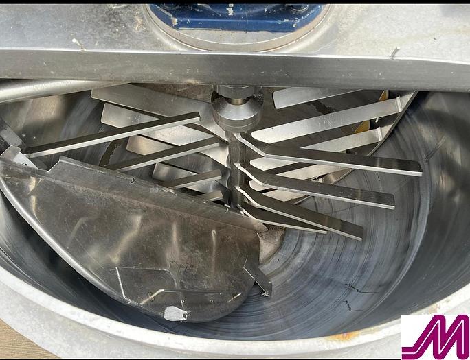 Used Fairfield 750 Litre Cooking Vessel with Scrape Wall Agitator and High Shear Mixer