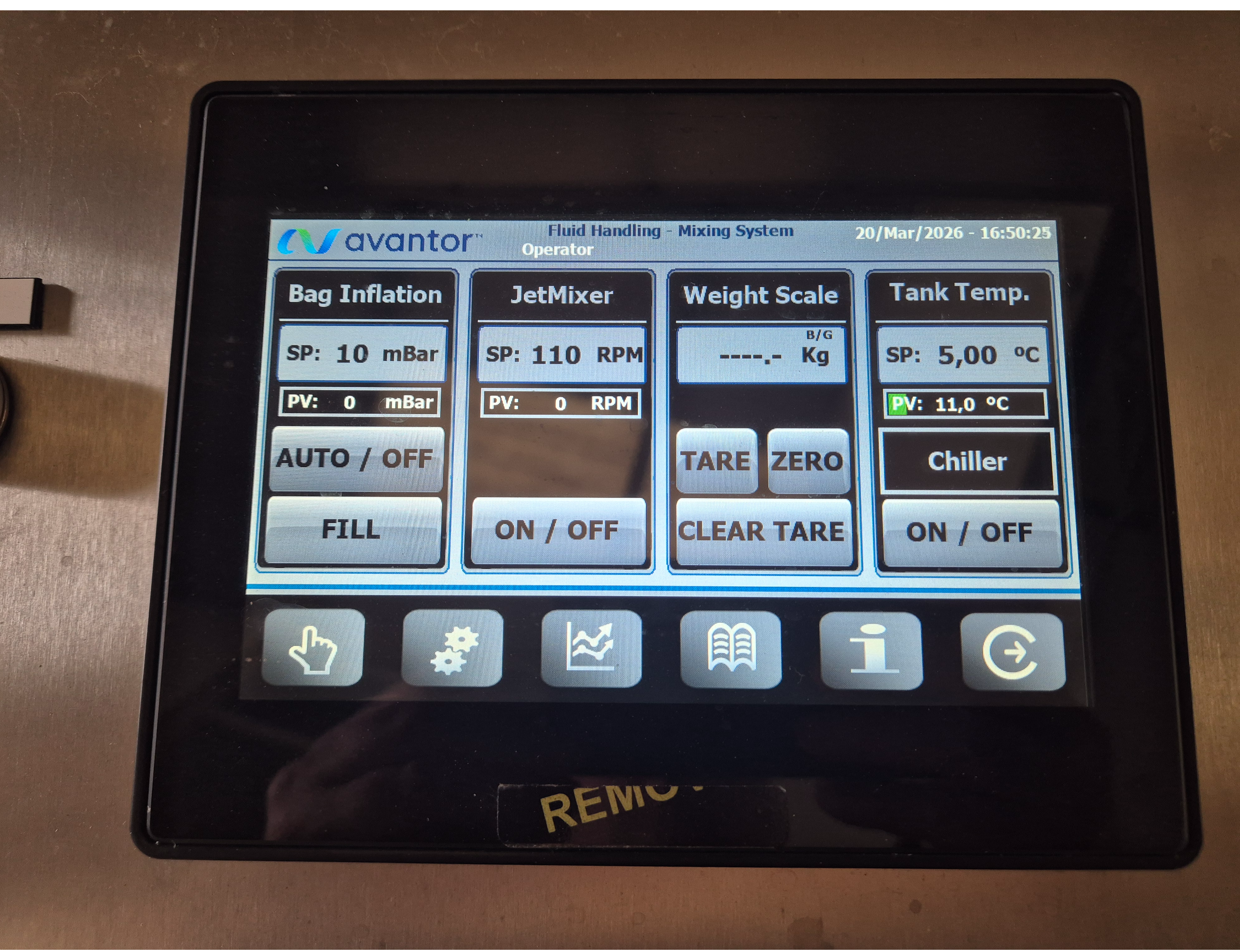 Used 2020 Avantor 1000 L Double Jacketed Mixing Container