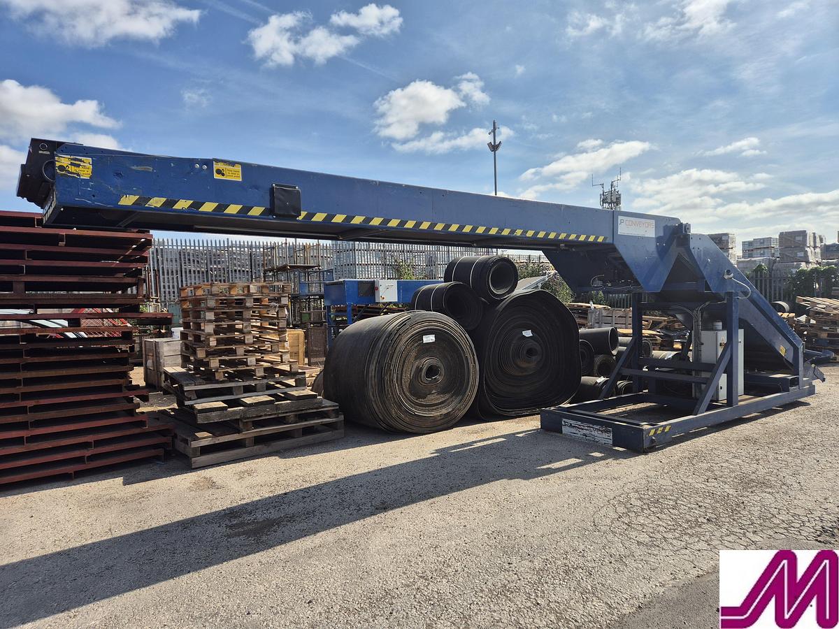 Used JP Conveyors Portable Telescopic unloading and loading conveyors