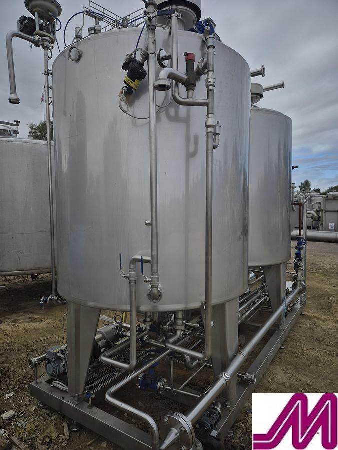 Used 2018 Priamo  Process Skid with 2 x 2,000 Litre Tanks