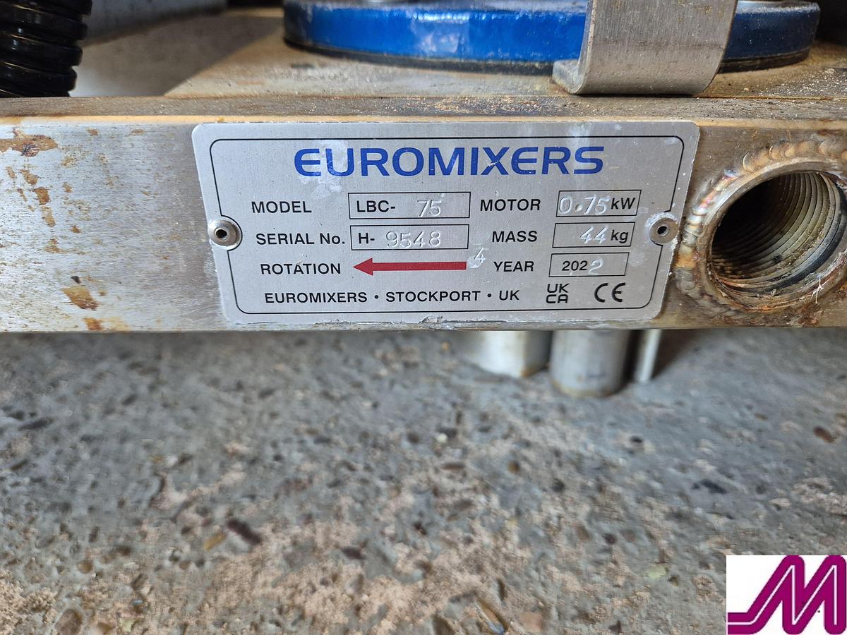 Used 2022 Euromixers LBC 75 Portabe IBC Mixer