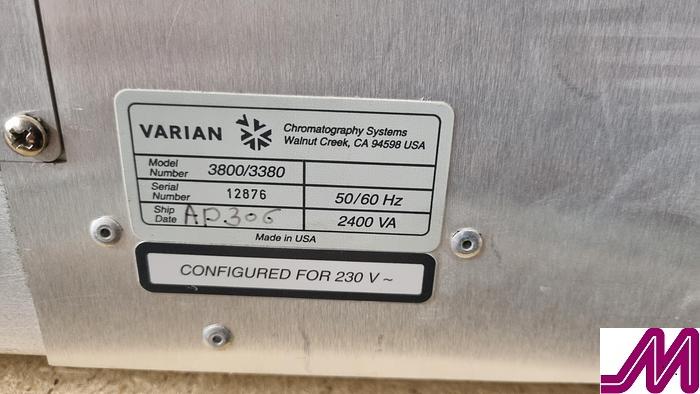 Used Varian CP-3800 Gas Chromatography with CP8400 Autosampler & Varian Saturn 2200 Mass Spectrometer
