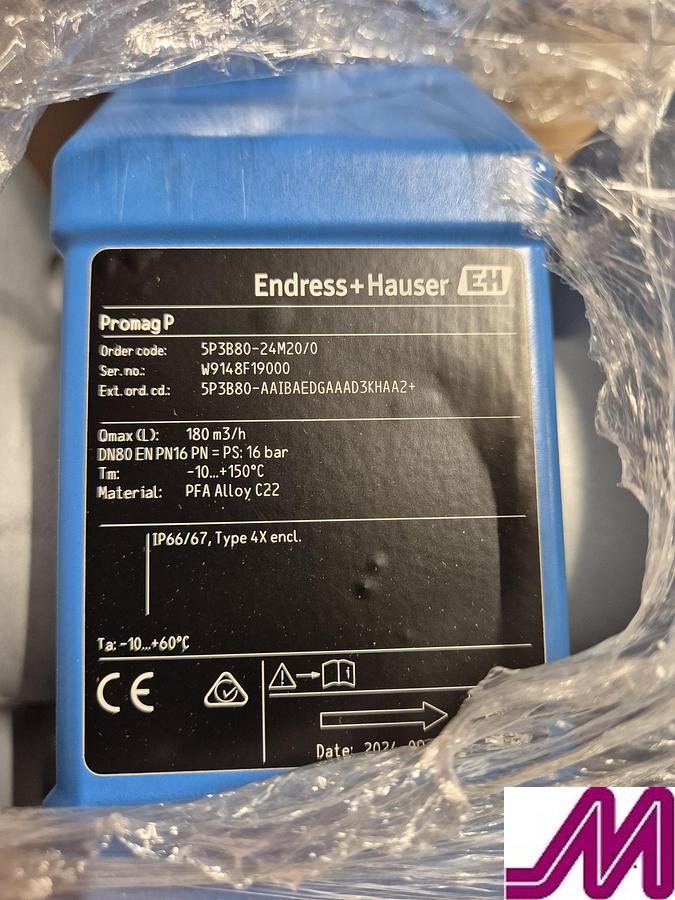 Used 2024 Endress & Hauser Promag P300 DN 80 Unused