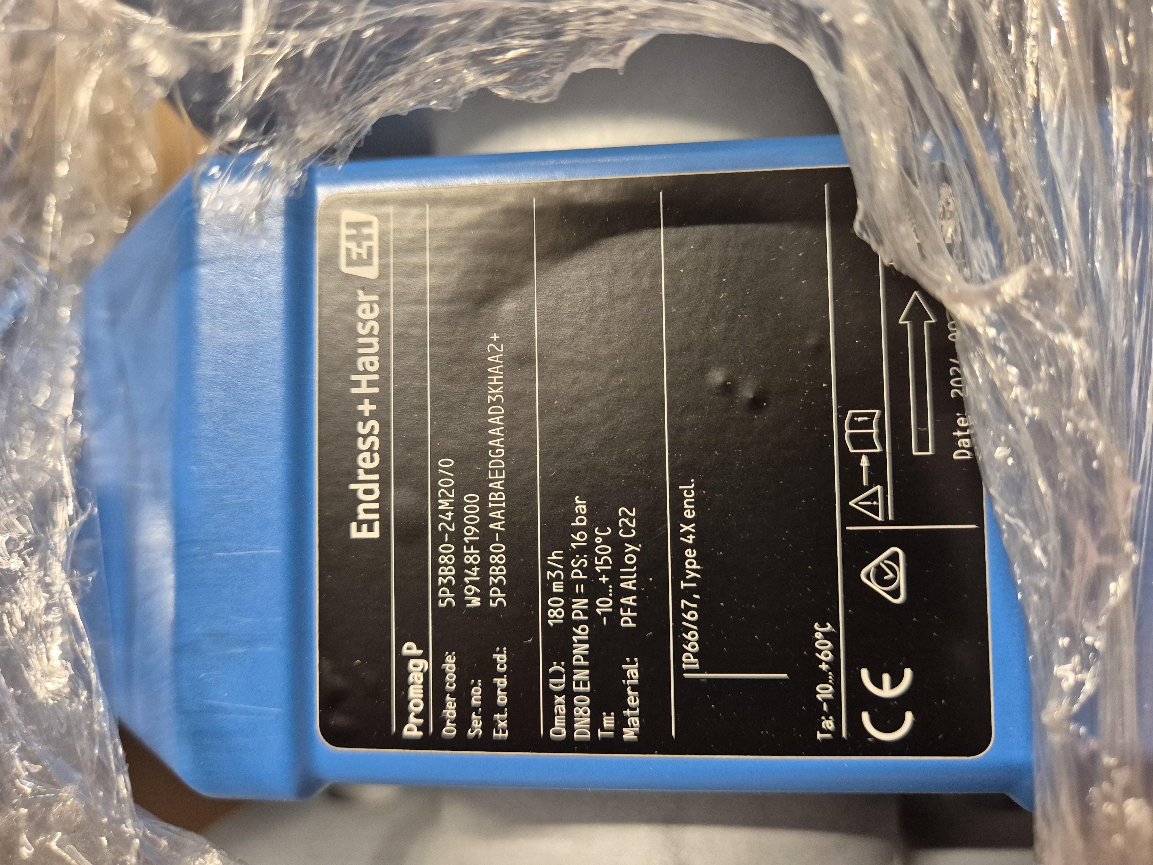 Used 2024 Endress & Hauser Promag P300 DN 80 Unused