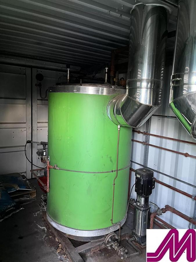 Used 2017 CFB Conatinerised Twin Boiler House with 2 x 475 kg / hr boilers