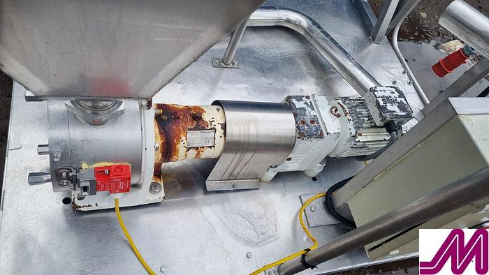 Used Product Transfer Station with Maso Sine Pump