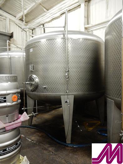 Used Moeschle 6,800 litre Stainless Steel Single Skin Tank