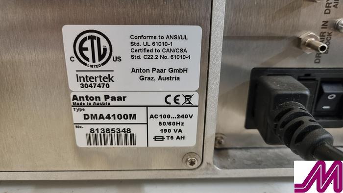 Used Anton Parr DMA 4100 M Density Meter