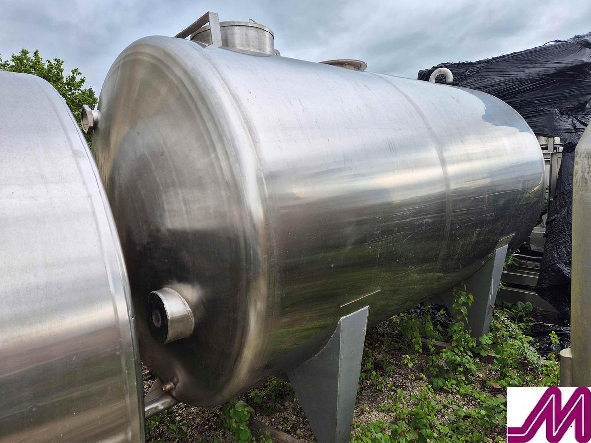 Used 6,000 Litre Stainless Steel Single Skin Tank