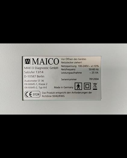 Gebraucht MAICO Audiometer ST 36