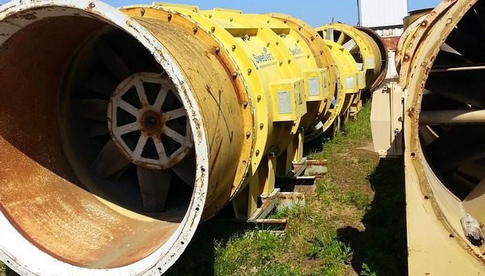 Usato Ventilatore areazione per lavori gallerie, di varie dimensioni e modelli