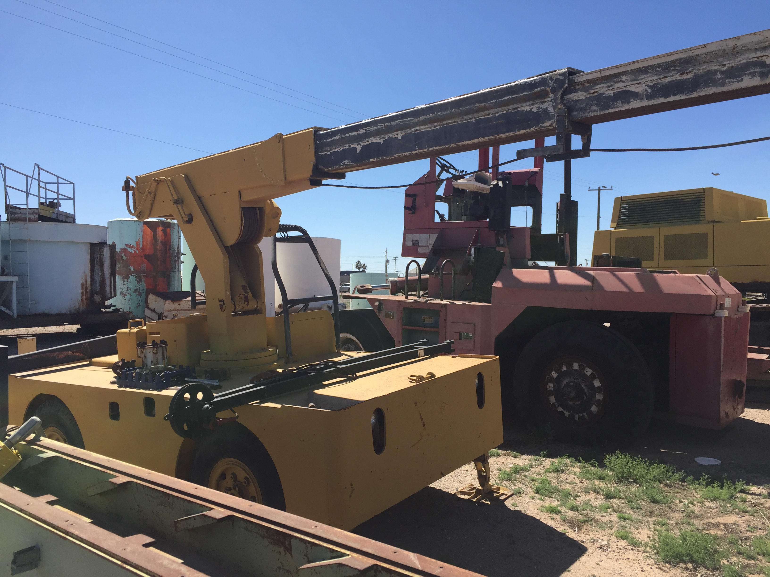 Used 10,500 lb. Drott/Case Model 85RM2 Carry Deck Crane; Propane Engine; S/N 6224374