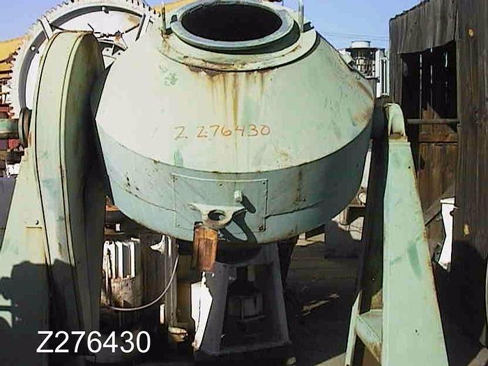 Used Dryer, Vacuum, Conical, 13 CF, P/l & C/st, Abbe, Mixer, #Z276430