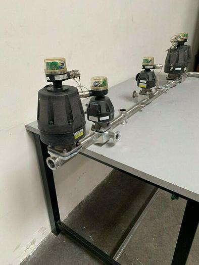 Used 3 ITT Pure-Flo 1.5" A217 Diaphragm Actuators & 2 1" A290 Diaphragm Actuators