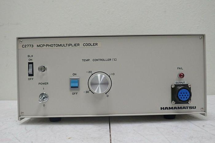 Used Hamamatsu C2773 MCP-Photomultiplier Cooler Temperature Controller