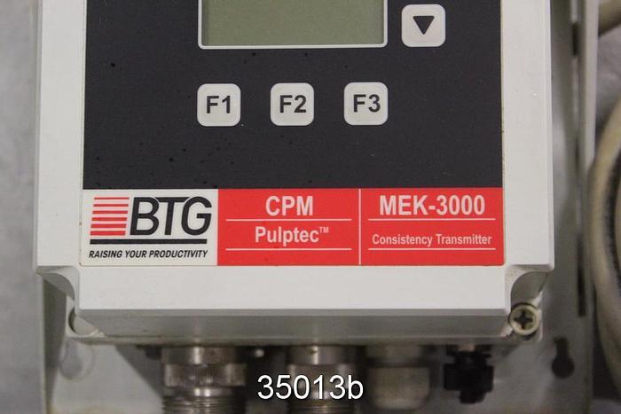 Used BTG MEK-3000 TwinTorque Consistency Transmitter, CPM Communication Platform #35013