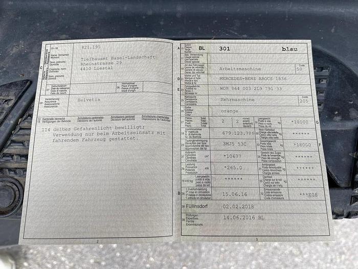 Gebruikt 2016 Mercedes Benz / Scarab Arocs 1836
