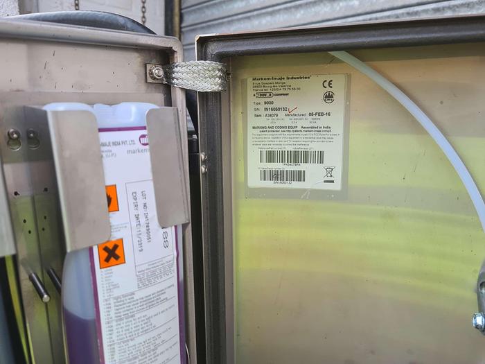 Used Markem-Imaje Industries 9030 Continuous Ink jet printer