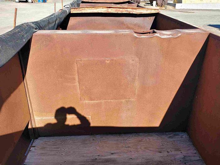 Used Side Dump Trailer Set