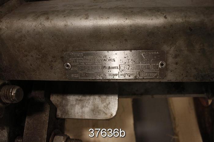 Used Fabri 6" Hand Operated Knife Gate Valve #37636