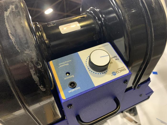 Used 18" WIDE WEBEX MODEL 1251 DUPLEX REWINDER W SIMCO ION BLOWER AND COGNEX CAMERA