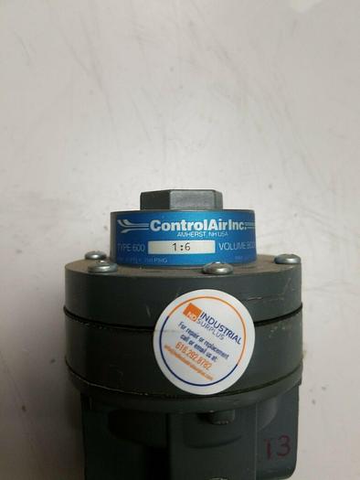 Used CONTROL AIR INC TYPE 600 1:6 VOLUME BOOSTER