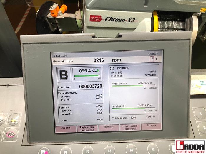 Usato DORNIER PTS 190 cm JACQUARD STAUBLI SX 2688 JC7 #DO 222-A