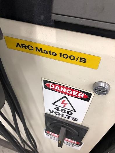 Used FANUC ARCMATE 100IB MIG WELDING CELL WITH RJ3iB CONTROLLER