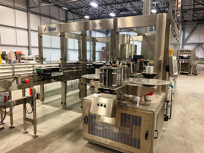 Unused Labeler, Sidel, Mdl SL70, Wrap Around, Glue System A #C743903