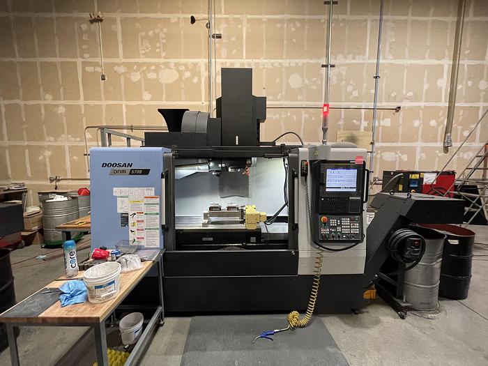 Used 2020 DOOSAN DNM 5700 4-Axis CNC Vertical Machining Center