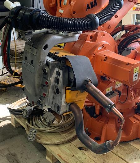 ARO 3G SERIES MODEL V146012000U SERVO SPOT WELD GUN 222MM OPENING 1300 LBS MAX. FORCE